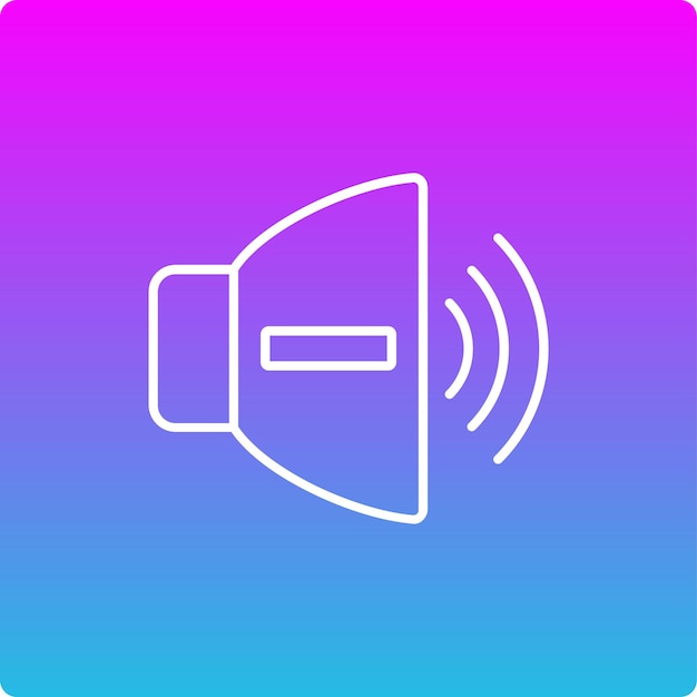 Icon para bajar el volumen