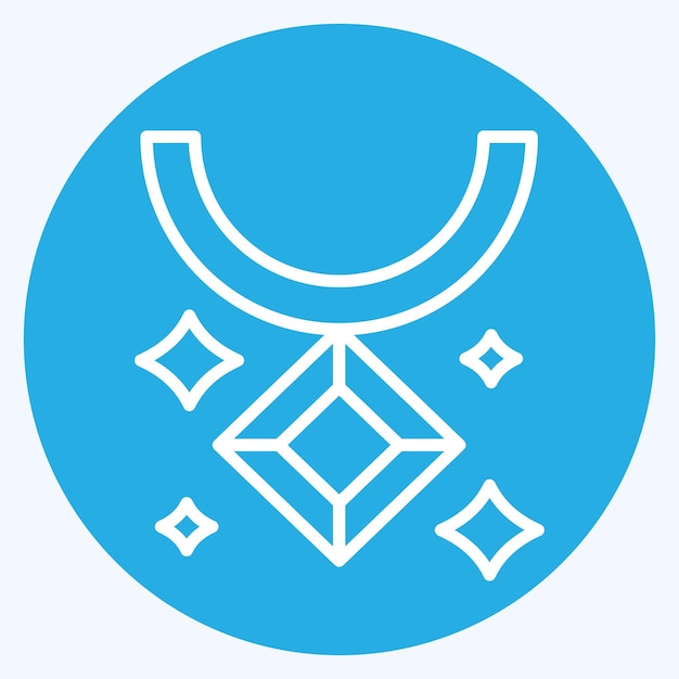 Icon Charm relacionado con el símbolo mágico estilo de ojos azules diseño simple editable