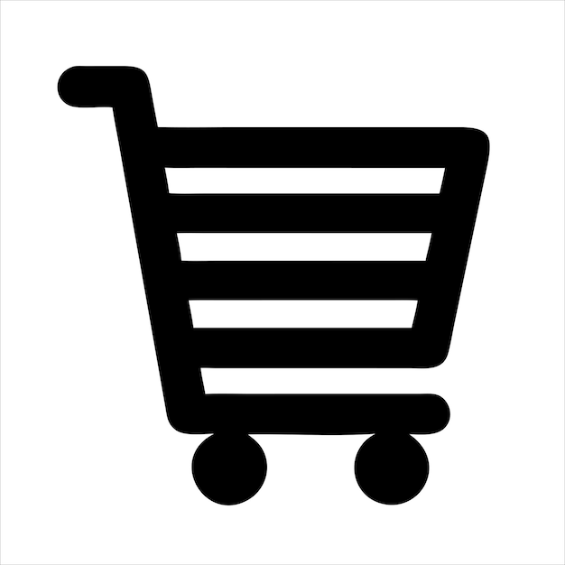 Icon de comercio electrónico al por menor de la tienda de compras Ilustración