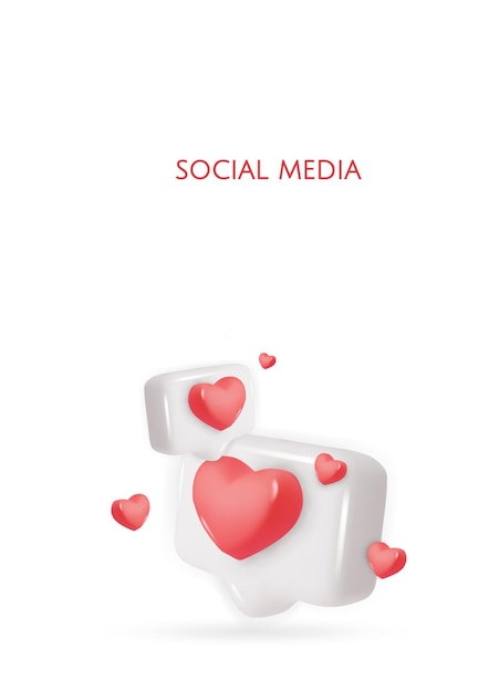 Icon como un gran diseño para cualquier propósito aplicación de Internet Icon de mensaje de chat Ilustración 3D Banner web Medios sociales como concepto de icono