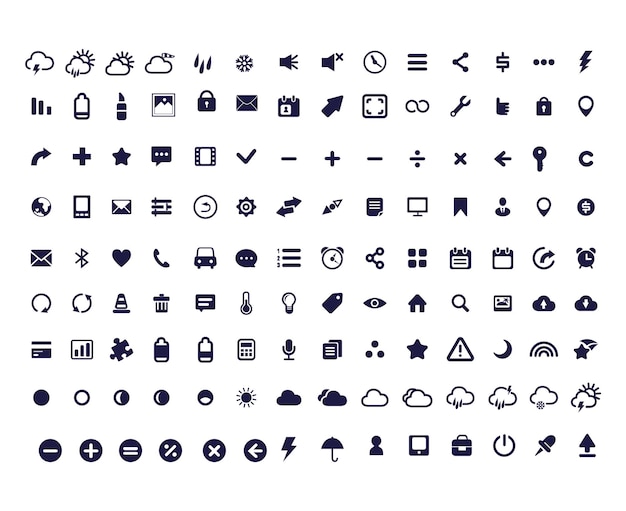 Icon para el diseño de interfaces web y de usuario