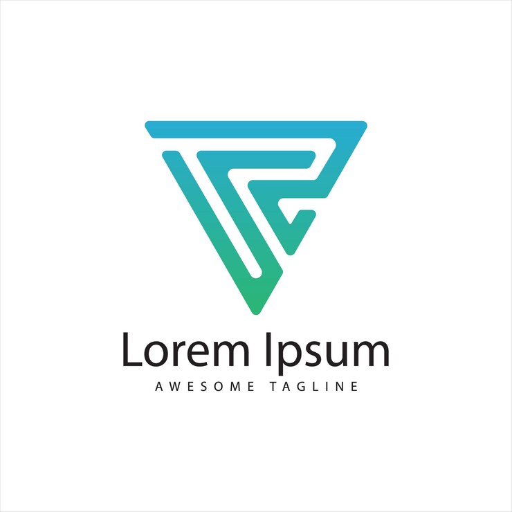 Vector icon de diseño de letras del logotipo sr