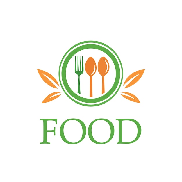 Icon y etiqueta para el menú de diseño de un restaurante o cafetería