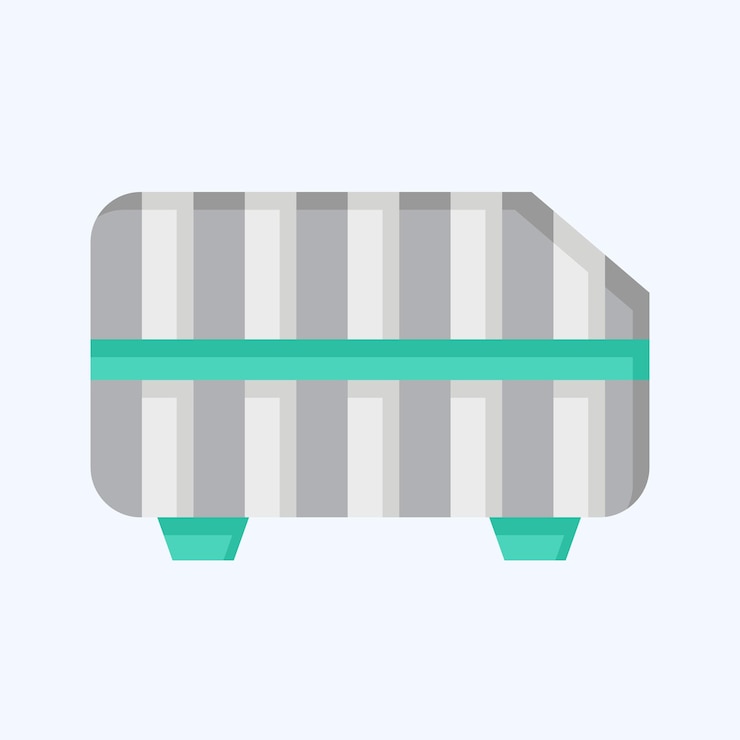 Vector icon filtro de aire relacionado con el símbolo de las piezas de automóviles estilo plano ilustración simple