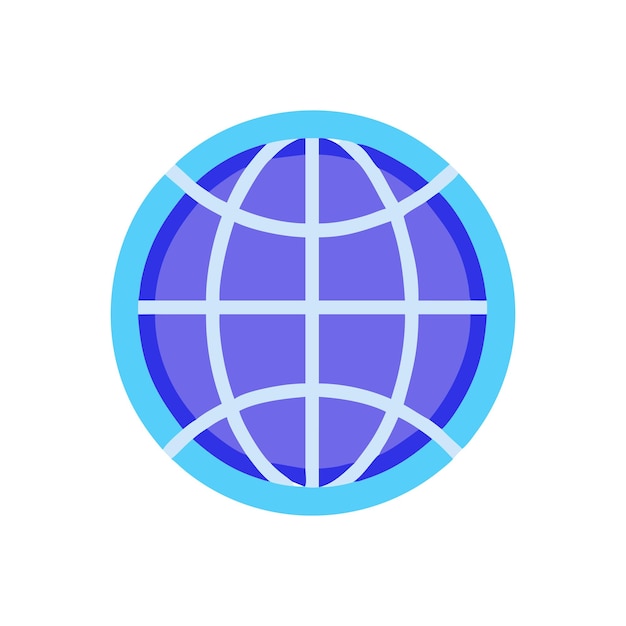 Icon Globe Technology Contacto y vector de sitio web para sitios web de interfaz de usuario y aplicaciones móviles