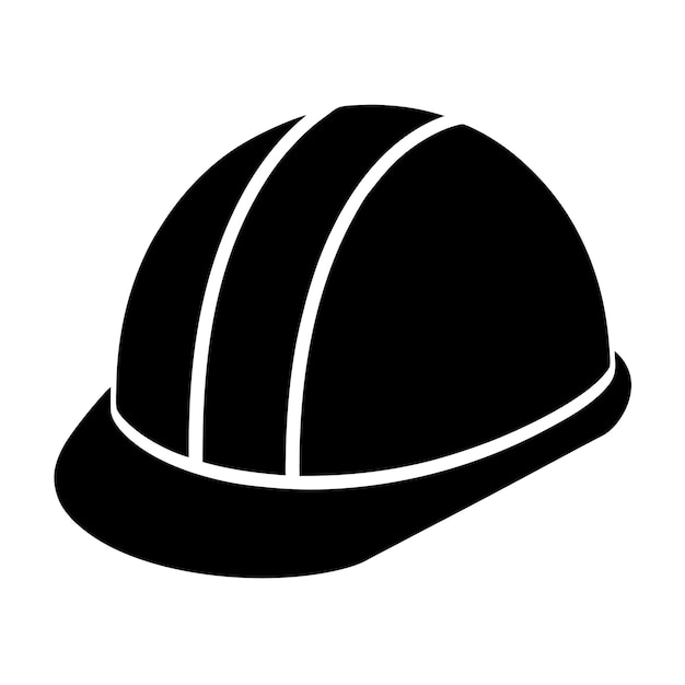 Icon Hart sombreros glifo plano icono ilustración de logotipo vector aislado