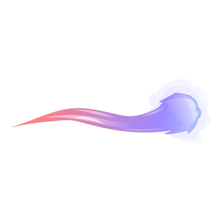 Vector icon del haz de la pistola láser de onda vector de dibujos animados efecto blaster