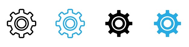 Icon Ideal para diseños de engranajes de ingeniería y mecánicos