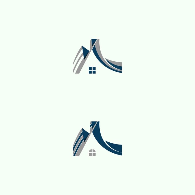 Icon de identidad de marca de bienes raíces, apartamentos, propiedades, logotipo