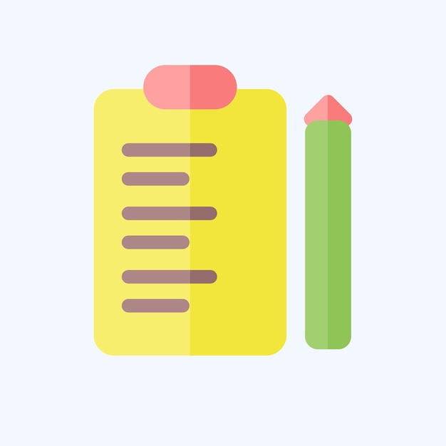 Icon Inspección relacionada con el diseño sencillo de estilo plano del símbolo de análisis de negocios