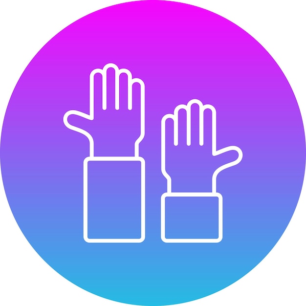Icon para levantar la mano