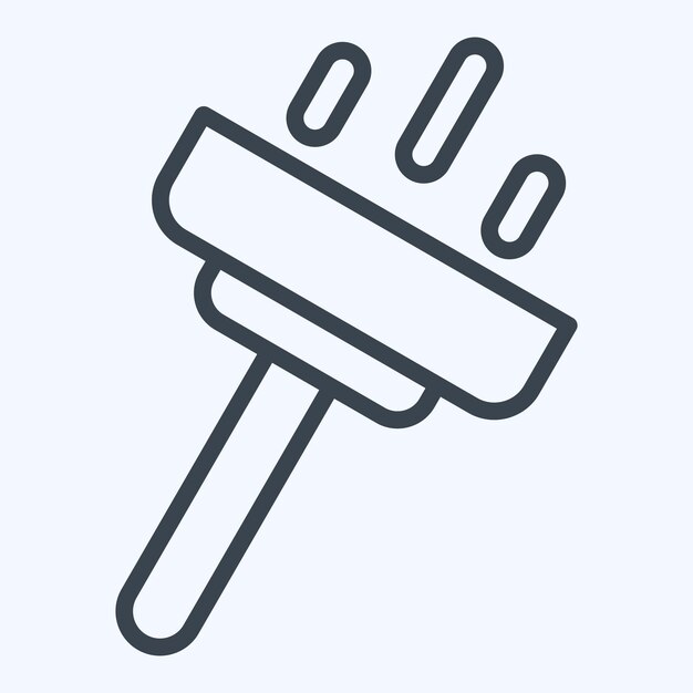 Icon Limpieza relacionada con el estilo de línea de símbolo de higiene ilustración de diseño simple
