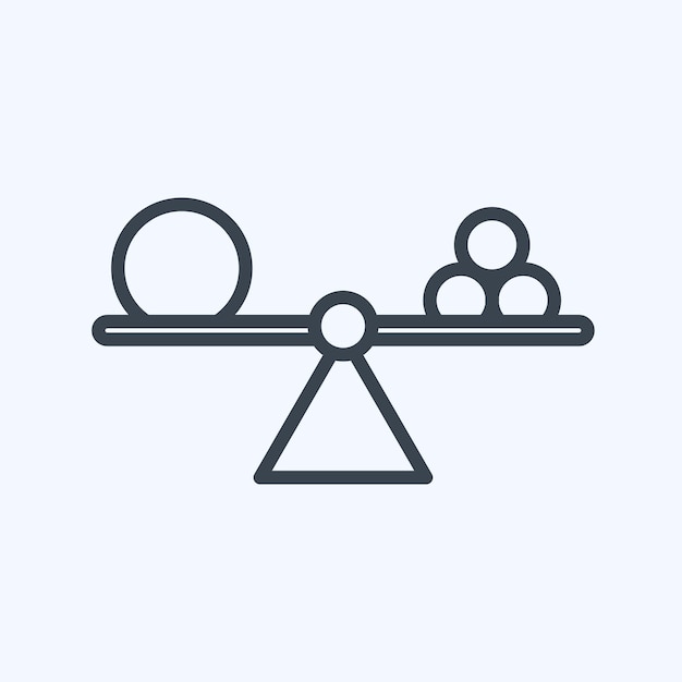 Icon Meta Learning relacionado con el estilo de línea de símbolos de aprendizaje automático editable