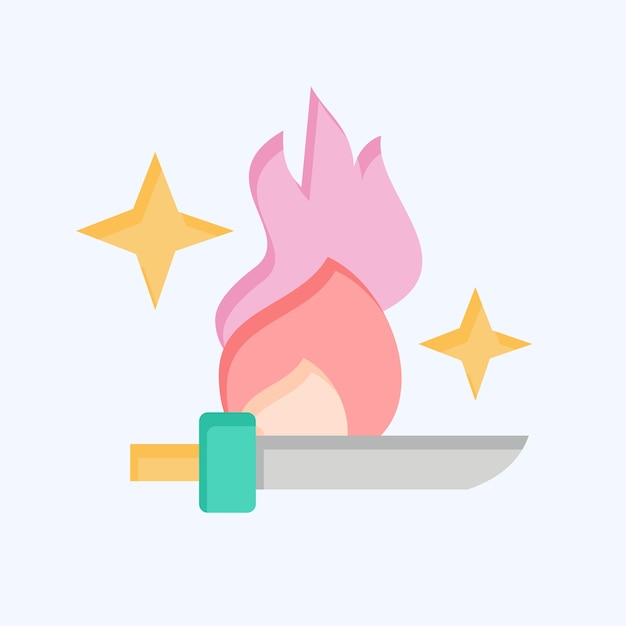 Icon Ninja Símbolo relacionado con el símbolo Ninja estilo plano ilustración simple