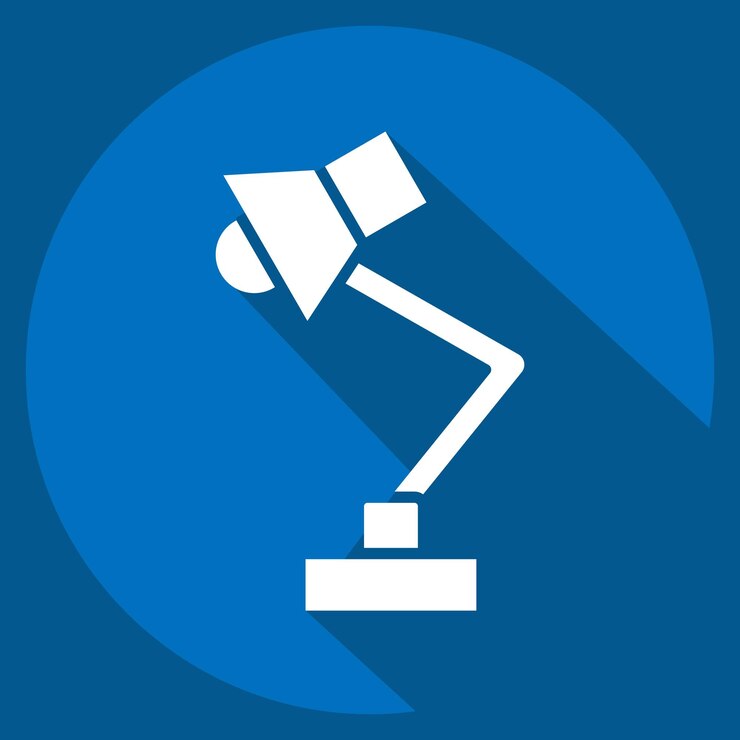 Vector icon revisión relacionada con el concepto creativo símbolo estilos de sombra larga ilustración simple