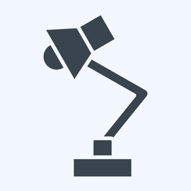 Icon Revisión relacionada con el símbolo de concepto creativo estilos de glifo ilustración simple