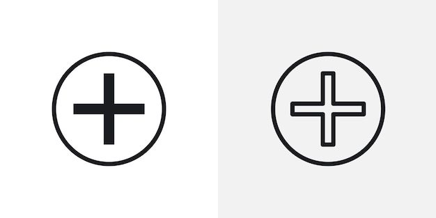 Icon de un signo más para agregar nuevos elementos o elementos