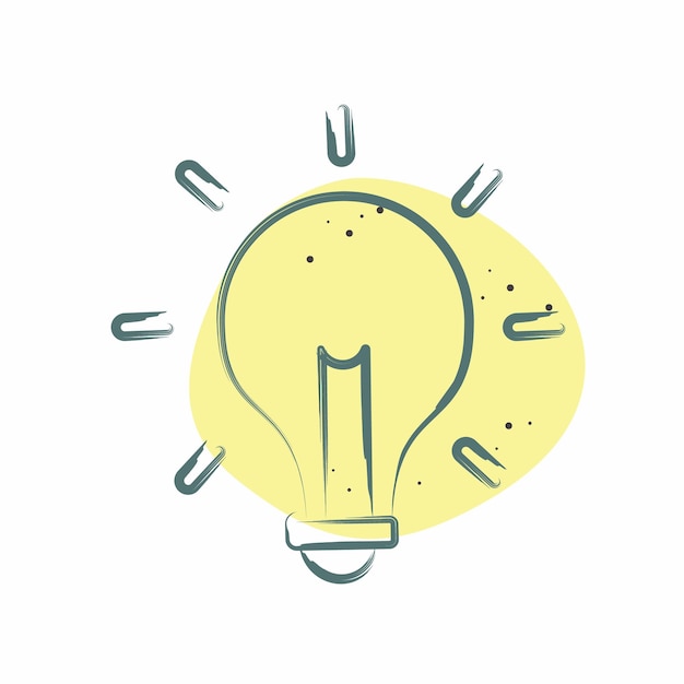 Icon Solución relacionada con el símbolo de análisis de negocios Color Spot Estilo diseño simple