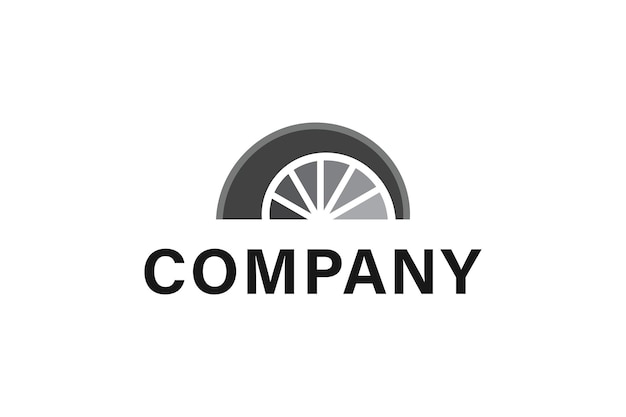 Icon Vector de la rueda Diseño del logotipo del símbolo