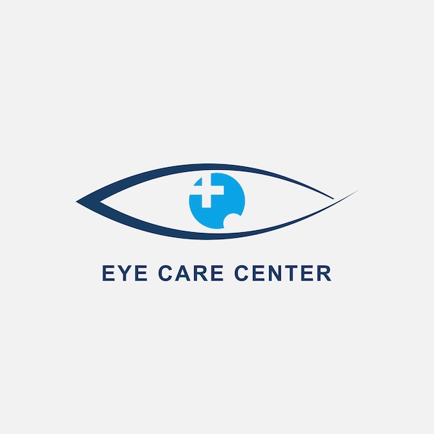 Icon Vector Vector Plano Elemento de plantilla de diseño de logotipo de ojo óptico moderno