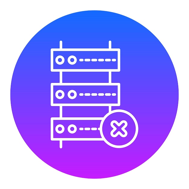 Icones de base de datos dañados