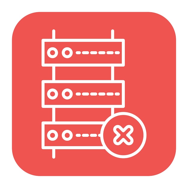 Icones de base de datos dañados