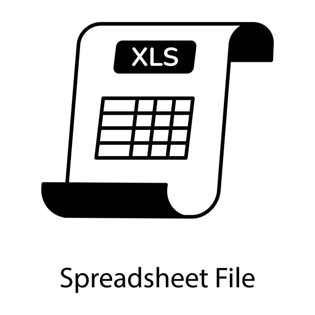 Icones lineales de archivos y carpetas
