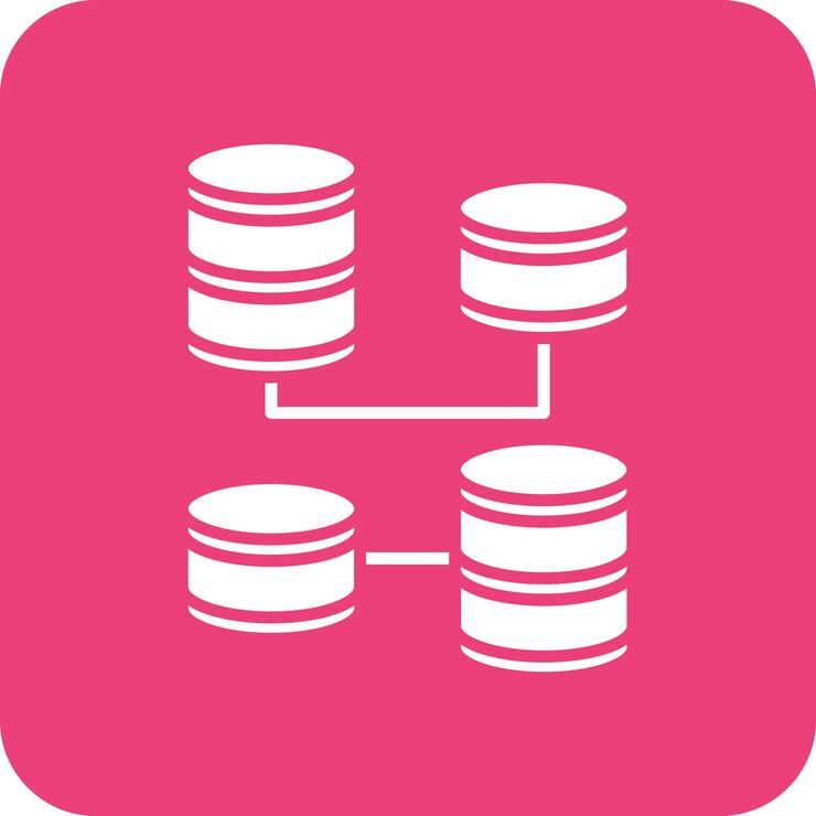 Vector iconio de información no estructurada