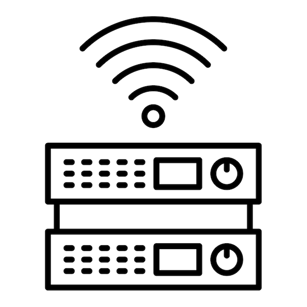 Iconio del servidor Wi-Fi