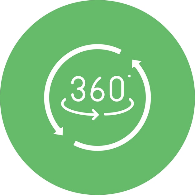 Ícono de 360 grados