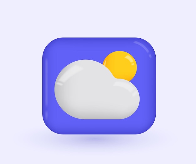 icono 3d información meteorológican nueva idea diseño de concepto en el fondo