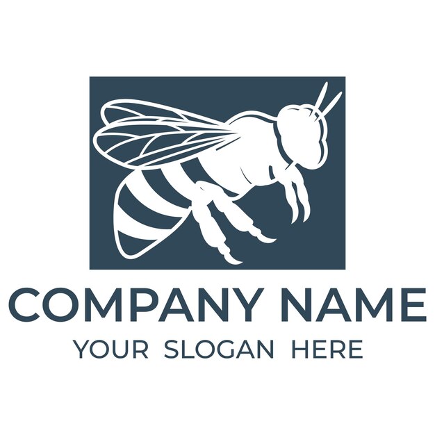 icono de abeja en el fondo blanco