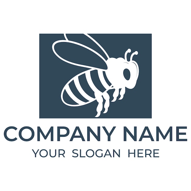 icono de abeja en el fondo blanco