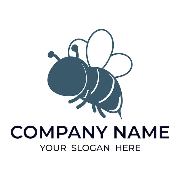icono de abeja en el fondo blanco