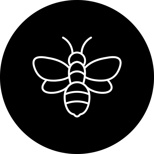 Vector el icono de la abeja