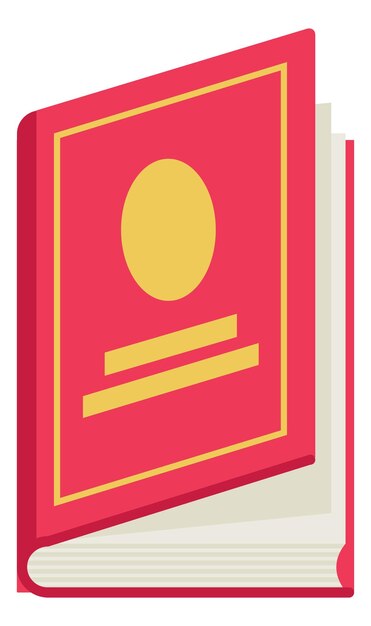 Icono abierto de libro antiguo Logotipo de biblioteca Símbolo de librería