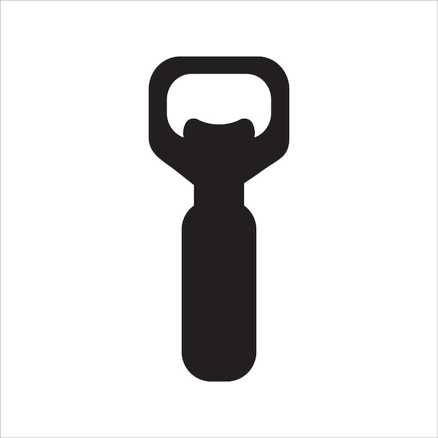 icono de abridor de botella diseño simple arte eps 10