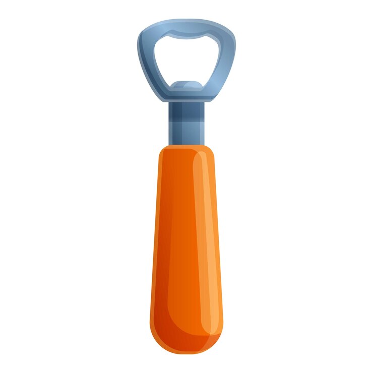 Vector icono de abridor de botellas de inicio caricatura de icono de vector de abridor de botellas de inicio para diseño web aislado sobre fondo blanco