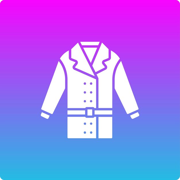 Icono de abrigo largo