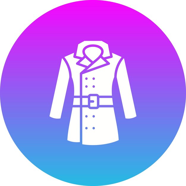 Icono de abrigo largo