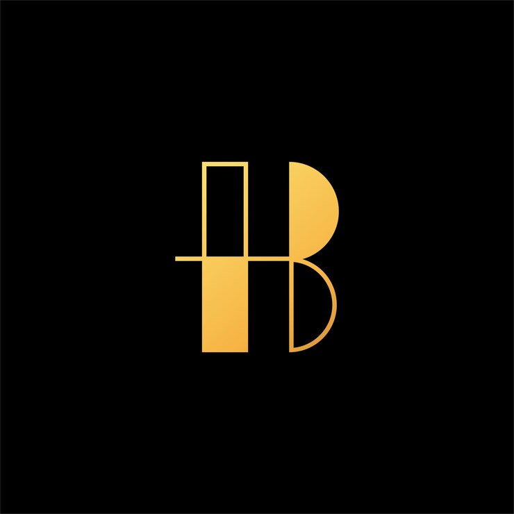 Vector icono abstracto de diseño de logotipo b inicial