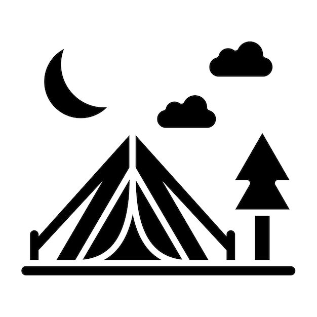 Icono de acampada