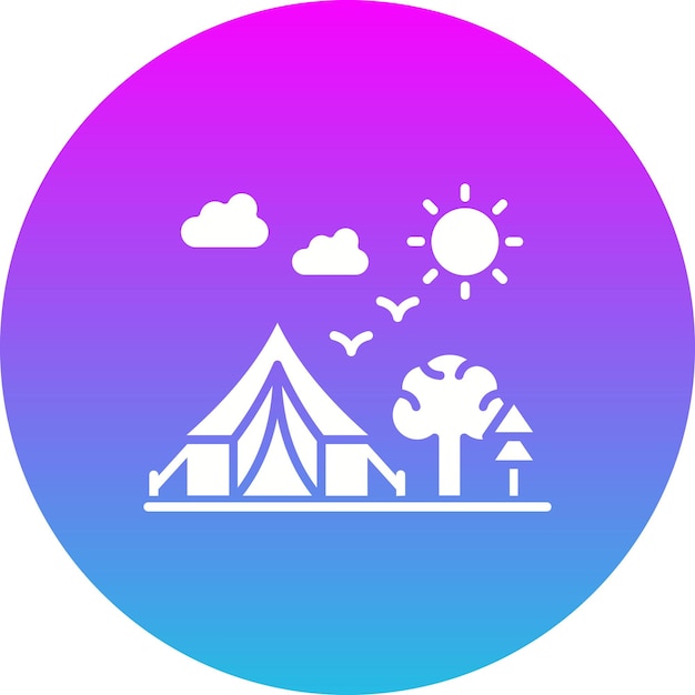 Icono de acampada