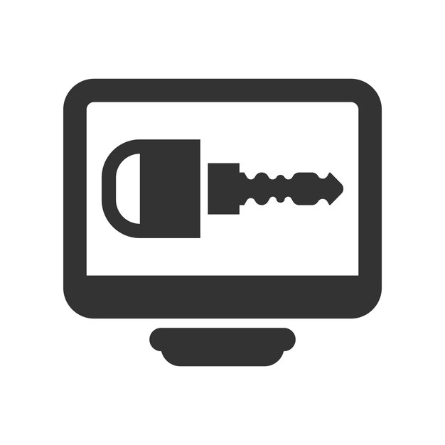 Ícono de accesibilidad de la computadora