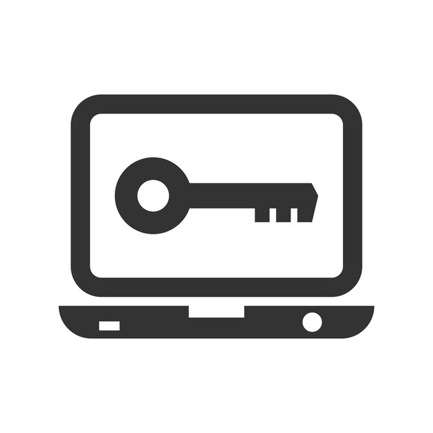 Icono de accesibilidad del portátil
