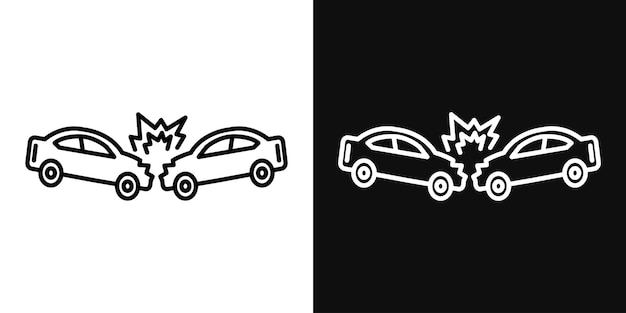 El icono del accidente automovilístico