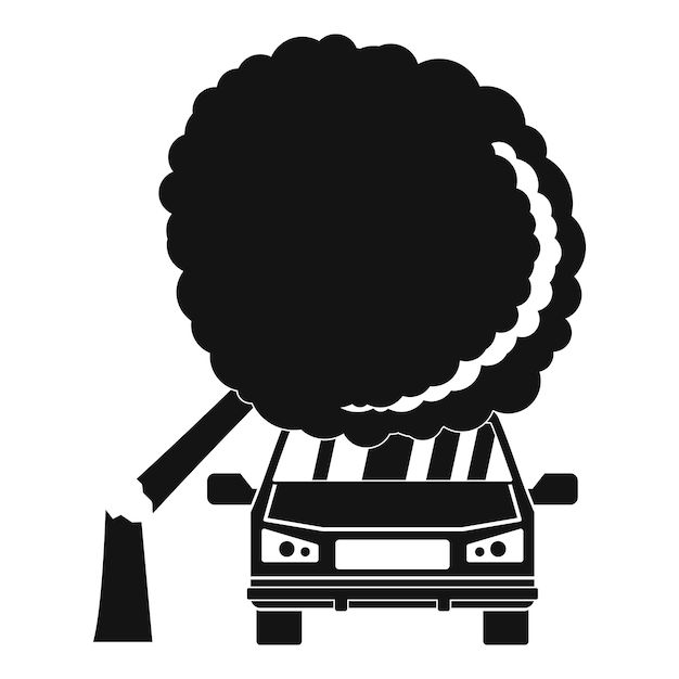 Icono de accidente Ilustración simple del icono de vector de accidente para web
