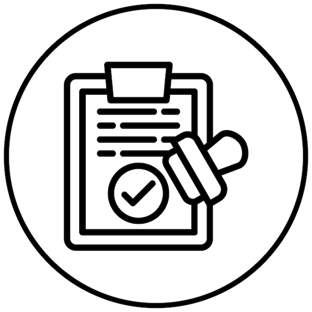 Icono de acción correctiva