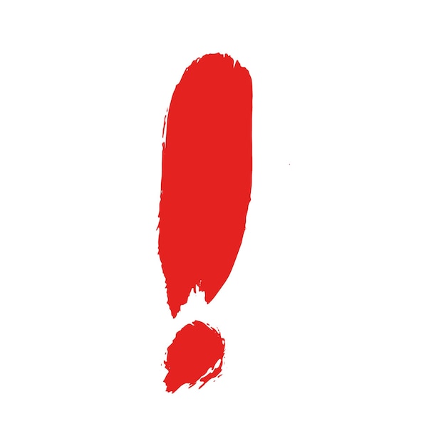 icono de acento. logotipo de exclamación. símbolo de atención. concepto de comunicación