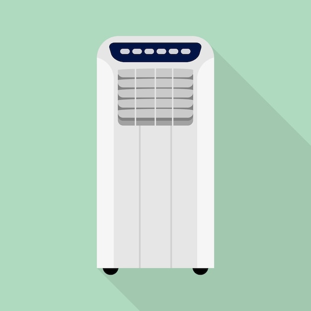 Vector icono de acondicionador de piso frío ilustración plana del icono de vector de acondicionador de piso frío para diseño web